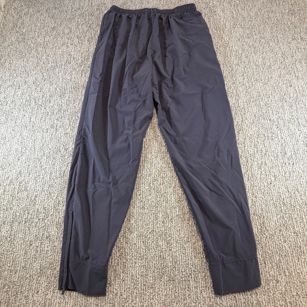 Nike Dri-FIT Track Pants‎ Mens L Gray AA1997-081 Zipper Pockets Cuffs